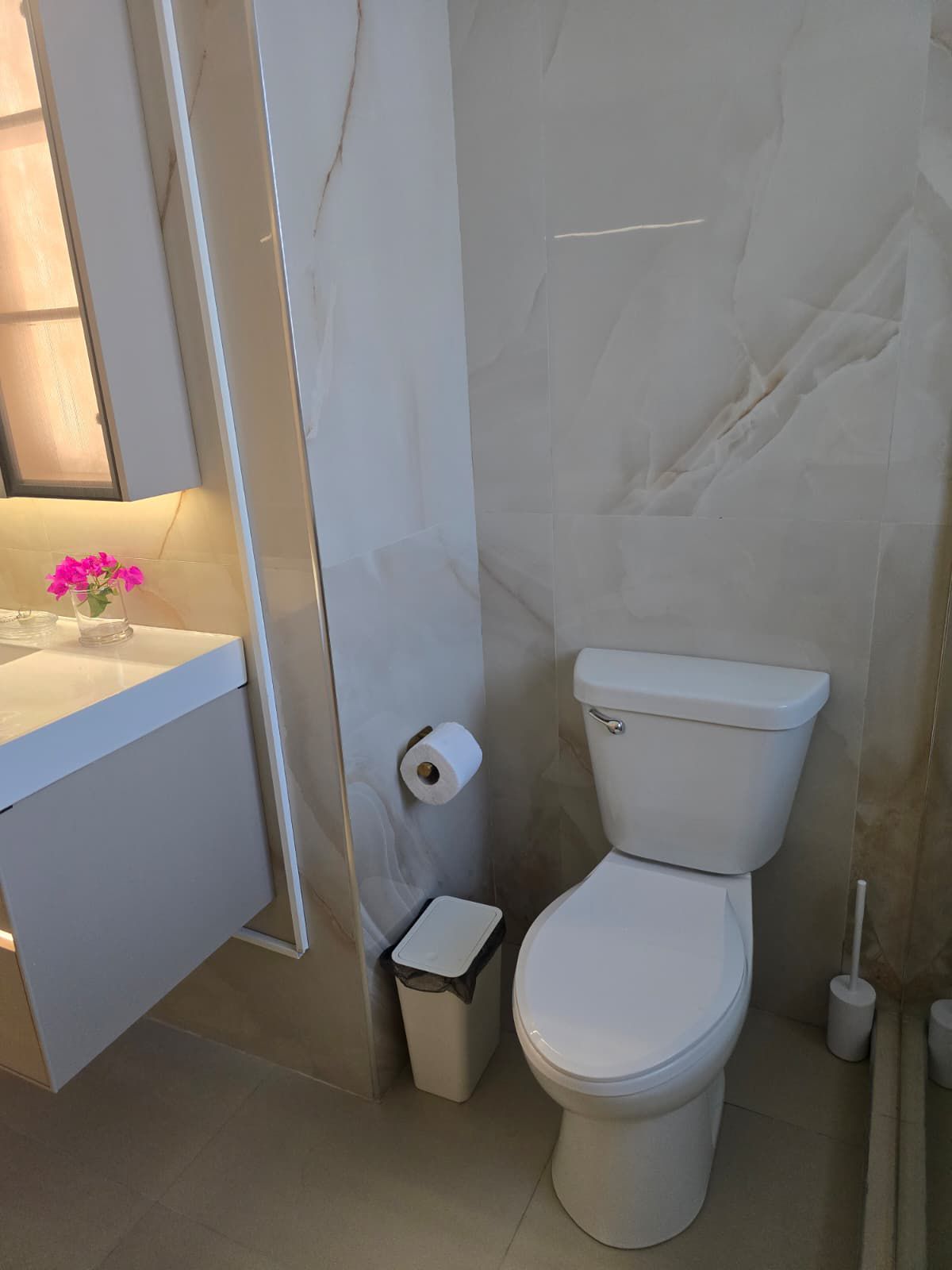 Convenient guest powder room on the main floor