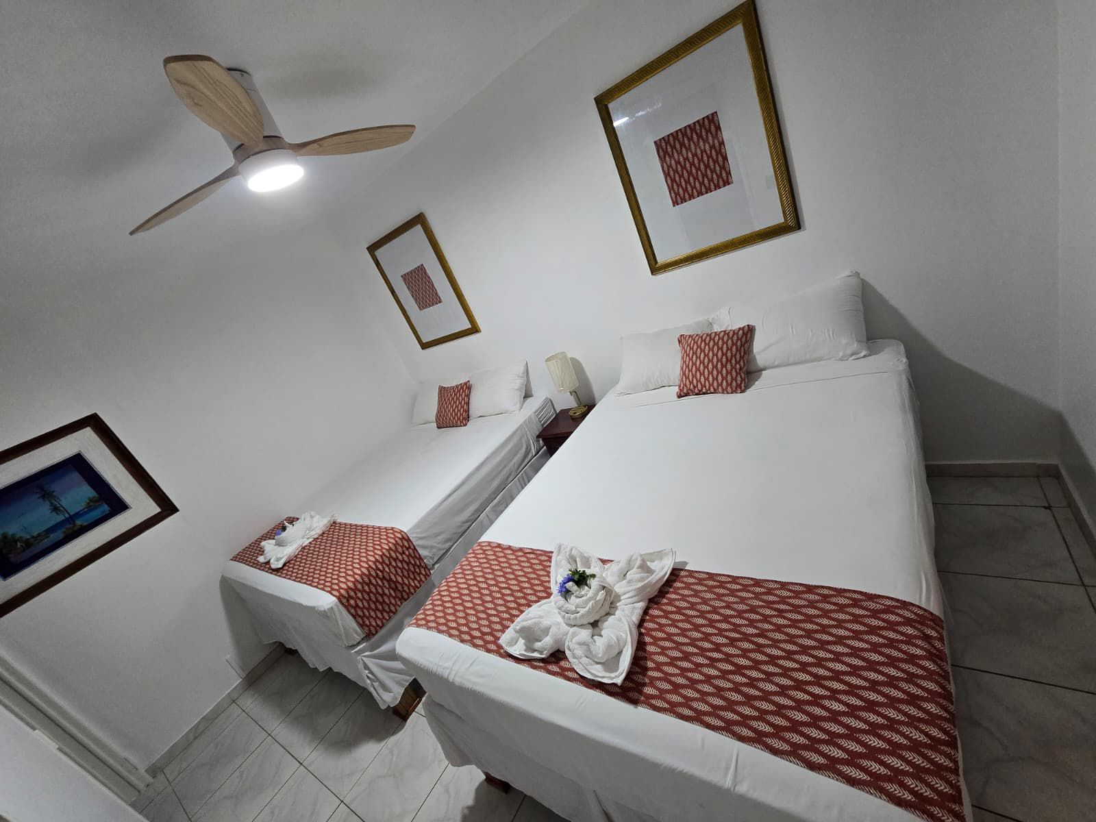 Spacious walk-in closet with organizing shelves