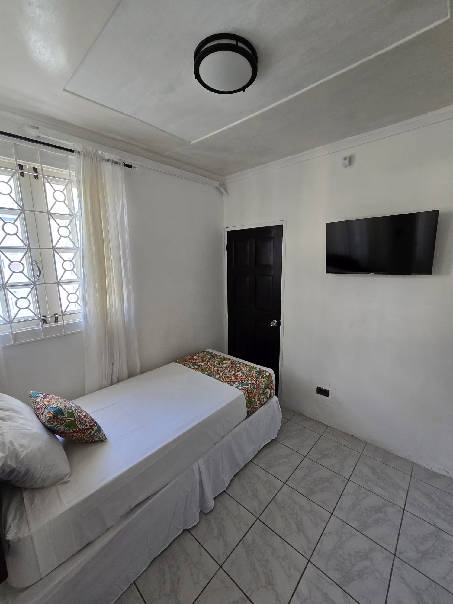 Modern bedside lamp with adjustable brightness